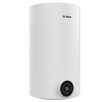 Водонагрівач електр. BOSCH круглий Tronic 4000T, 80л, 2кВт, сухий тен, вертикальний монтаж, електр. кер-ння, B, білий (7736507577) - Уцінка 7736507577 фото