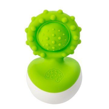 Прорізувач-неваляшка Fat Brain Toys dimpl wobl зелений (F2173ML) F2172ML фото