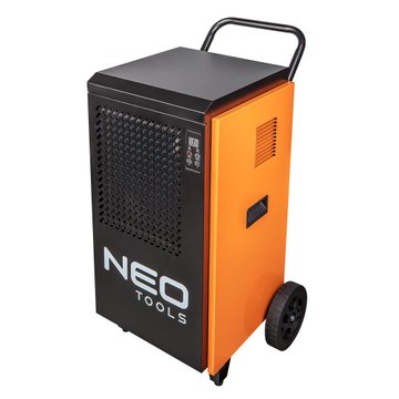 Осушувач повітря промисловий Neo Tools, 950Вт, 250м кв., 400м куб./г, 70л/добу, безперервний злив, LCD дисплей, прогр.часу роботи, IP22 (90-161) 90-161 фото