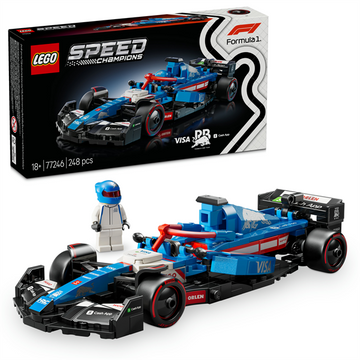 Конструктор LEGO Speed Champions Гоночный автомобиль F1 Visa Cash RB VCARB 01, 248 деталей (77246) 77246 фото