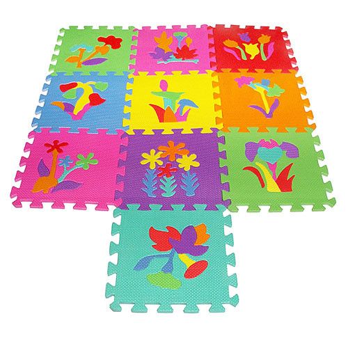 Дитячий ігровий килимок мозаїка Рослини M 0386 матеріал EVA M 0386 фото