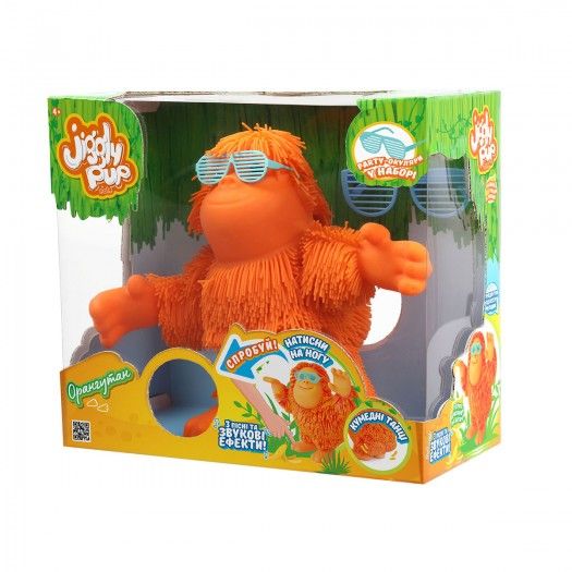 Интерактивная игрушка JIGGLY PUP - ТАНЦУЮЩИЙ ОРАНГУТАН (оранжевый) JP008-OR JP008-OR фото