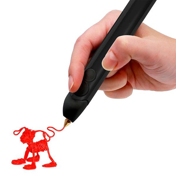 3D-ручка 3Doodler Create PLUS для проф. использования - ЧЕРНАЯ (75 cтержней, аксессуары) 8CPSBKEU3E фото