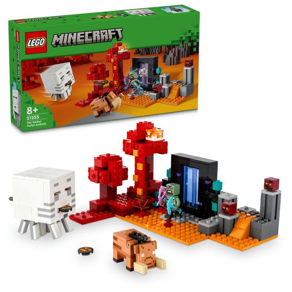 Конструктор LEGO Minecraft Засада возле портала в Нижнем мире (21255) 21255 фото