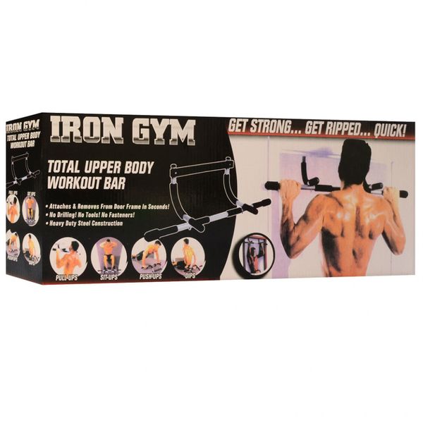 Тренажер настінний Турнік Iron Gym 97274 з різним становищем ручок 97274 фото