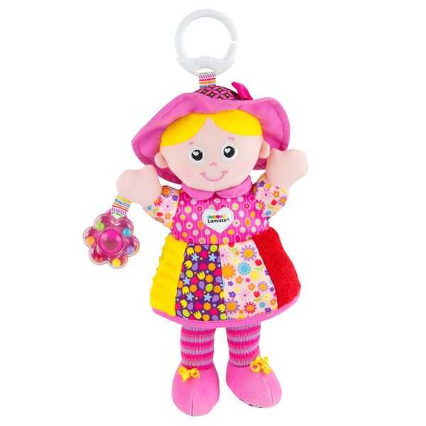 М'яка іграшка-підвіска Lamaze Лялька Емілі з брязкальцем L27026 фото