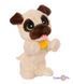 Мягкая игрушка Мопс MP 2150 со звуком Белый (MP 2150(White))
