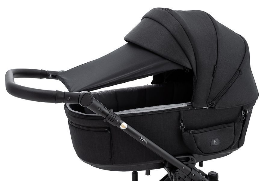 Коляска 2 в 1 Adamex Ziko Lux TK-53 чорний (680772) 680772 фото