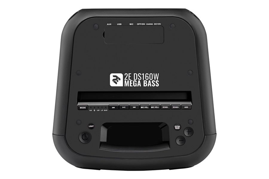 Акустична система 2E DS160W MEGA BASS TWS, USB, LED, Wireless Mic (2E-DS160WBK) 2E-DS160WBK фото