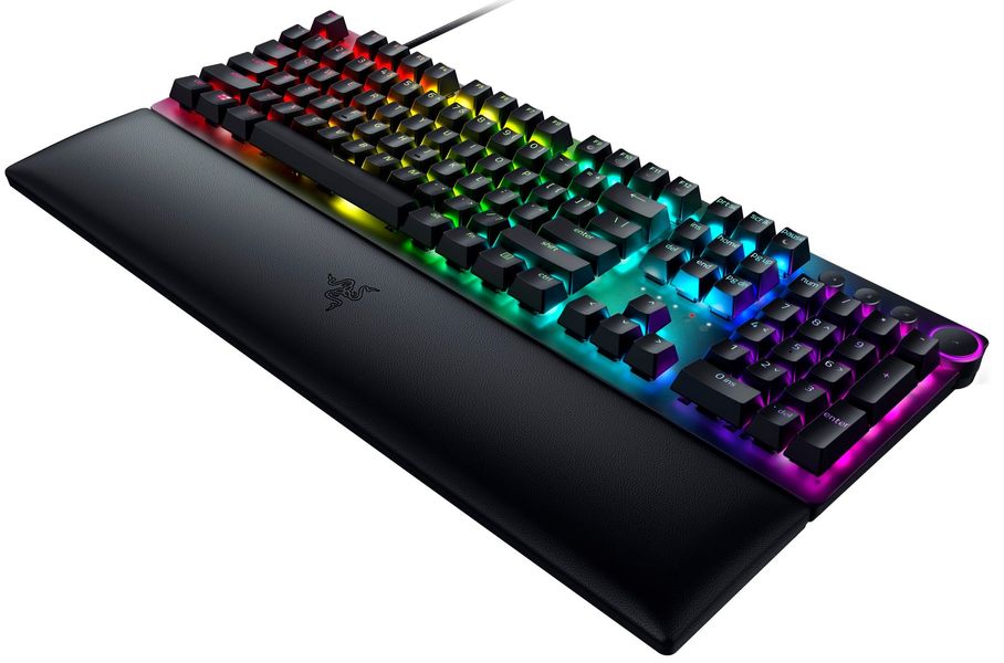 Клавіатура ігрова Razer Huntsman V2 Red Switch USB RU Black (RZ03-03930700-R3R1) RZ03-03930700-R3R1 фото