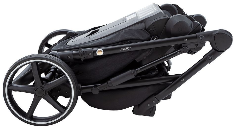 Коляска 2 в 1 Adamex Ziko Lux TK-53 чорний (680772) 680772 фото