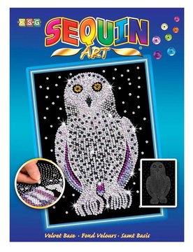 Набор для творчества Sequin Art BLUE Snowy Owl New SA1604 - Уцінка SA1604 фото