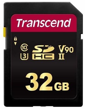 Карта пам'ятi Transcend 32GB SDHC C10 UHS-II U3 R285/W180MB/s 4K TS32GSDC700S фото