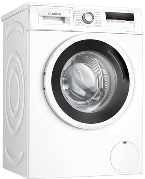 Стиральная машина Bosch фронтальная, 7кг, 1400, A+++, 55см, дисплей, белый (WAN28162UA) WAN28162UA фото