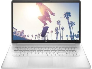 Ноутбук HP 17-cp3000ua 17.3" FHD IPS AG, AMD R7-7730U, 16GB, F1024GB, UMA, Win11, сріблястий - Уцінка 9H8R0EA фото