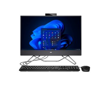 Комп'ютер персональний моноблок HP 240-G9 23.8" FHD IPS AG, Intel P J5040, 8GB, F256GB, UMA, WiFi, кл+м, DOS, чорний 6D441EA фото