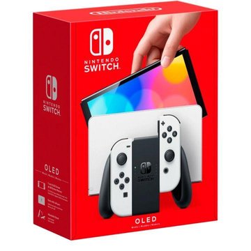 Игровая консоль Nintendo Switch OLED (белая) - Уцінка 045496453435 фото