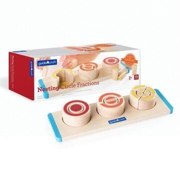 Деревянный пазл-сортер Guidecraft Manipulatives Сегменты круга (G6746) G6746 фото