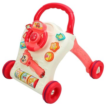 Детские ходунки-каталка Limo Toy 698-62-63 с музыкой и светом Розовый (698-63(Pink)) 698-63(Pink) фото