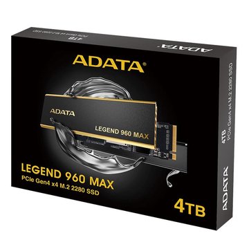 Накопичувач SSD ADATA M.2 4TB PCIe 4.0 LEGEND 960 MAX (ALEG-960M-4TCS) ALEG-960M-4TCS фото