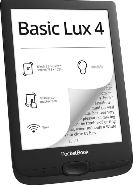 Электронная книга PocketBook 618, Ink Black - Уцінка PB618-P-CIS фото