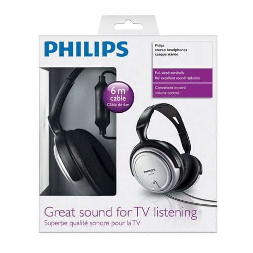 Наушники Philips SHP2500 Over-ear Cable 6m (SHP2500/10) SHP2500/10 фото
