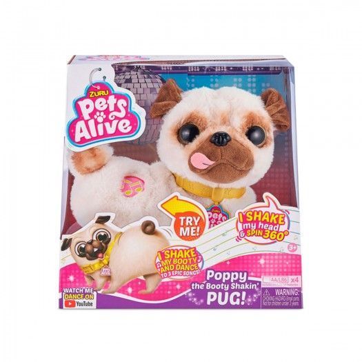 Интерактивная мягкая игрушка PETS ALIVE &ndash; ТАНЦУЮЩИЙ МОПС 9521 - Уцінка 100068 фото