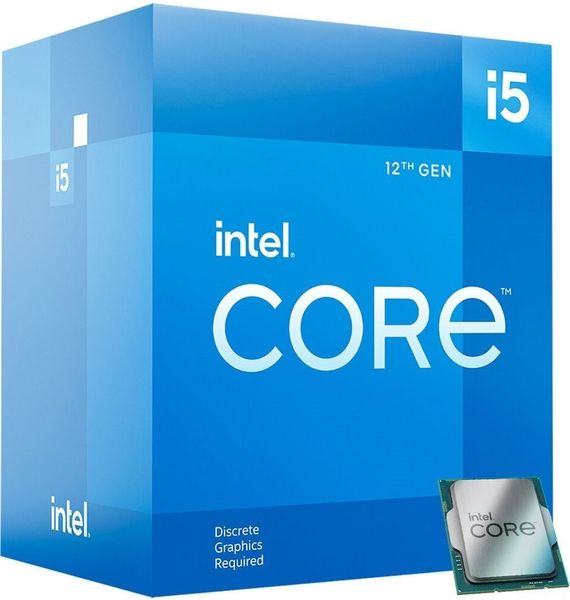 Центральный процессор Intel Core i5-12400F 6C/12T 2.5GHz 18Mb LGA1700 65W graphics Box (BX8071512400F) BX8071512400F фото