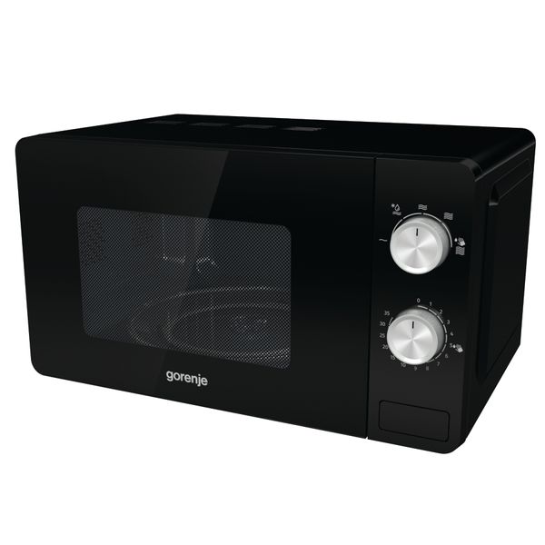 Микроволновая печь Gorenje, 20л, мех. управляющий, 800Вт, черный MO20E1B фото