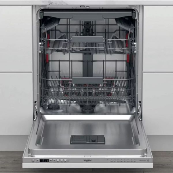 Посудомийна машина Whirlpool вбудовувана, 14компл., A+++, 60см, дисплей, інвертор, 3й кошик, білий (WIC3C33PFE) WIC3C33PFE фото