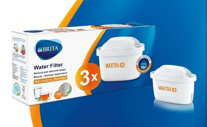 Комплект картриджів Brita MAXTRА+ Limescale для жорсткої води, 3 шт (1038700) 1038700 фото