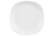 Тарілка десертна квадратна Ardesto Molize, 20х20 см, біла, кераміка (AR2919MW)