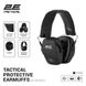 Тактичні захисні навушники 2E Defence Black NRR: 25 dB, пасивні 2E-TPE016BK - Уцінка