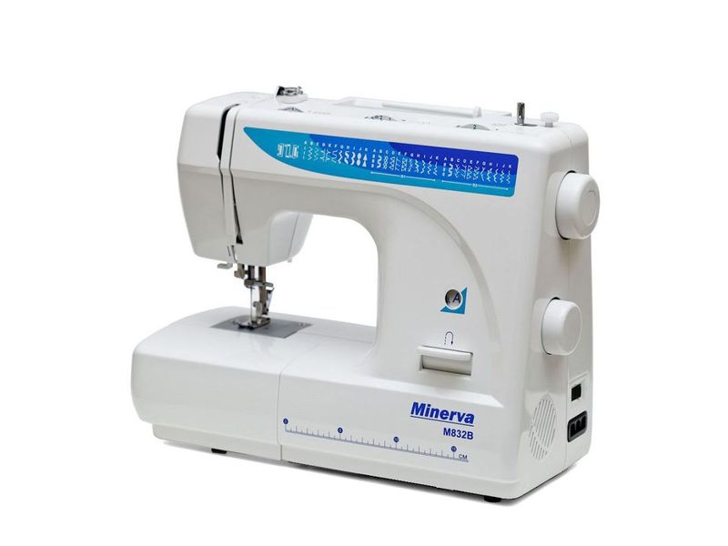 Швейная машина МINERVA M832B, электромех., 85 Вт, 37 швейных операций, петля полуавтомат M832B фото
