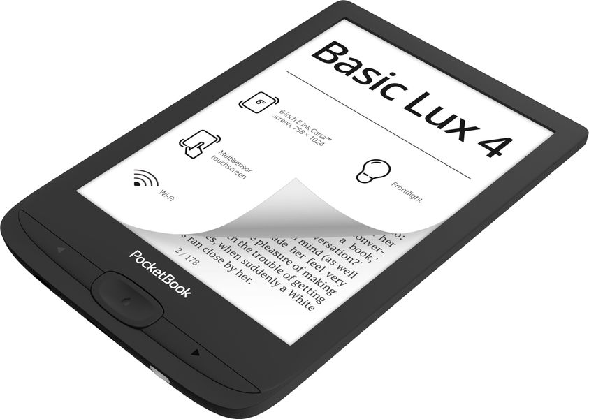 Електронна книга PocketBook 618, Ink Black - Уцінка PB618-P-CIS фото