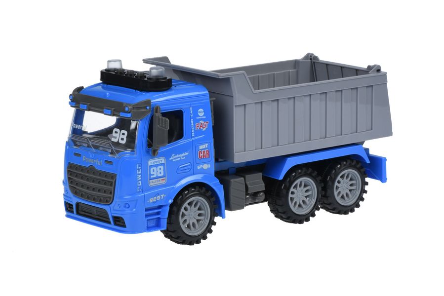 Машинка інерційна Truck Самоскид (синій) зі світлом і звуком Same Toy (98-614AUt-2) 98-614AUt-2 фото