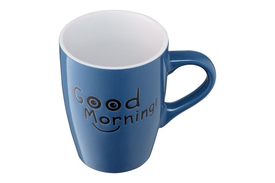 Чашка Ardesto Good Morning, 330 мл, синя, кераміка (AR3468BL) AR3468BL фото
