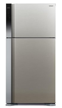 Холодильник Hitachi з верхн. мороз., 176x86х74, холод.відд.-365л, мороз.відд.-145л, 2дв., А++, NF, інв., зона нульова, нерж R-V610PUC7BSL R-V610PUC7BSL фото