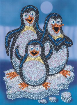 Набір для творчості RED Pepino Penguins Sequin Art SA1503 SA1503 фото