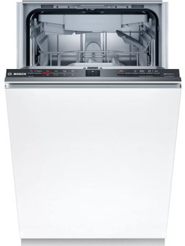Посудомийна машина Bosch вбудовувана, 9компл., A+, 45см, 3й кошик, білий SRV2XMX01K фото