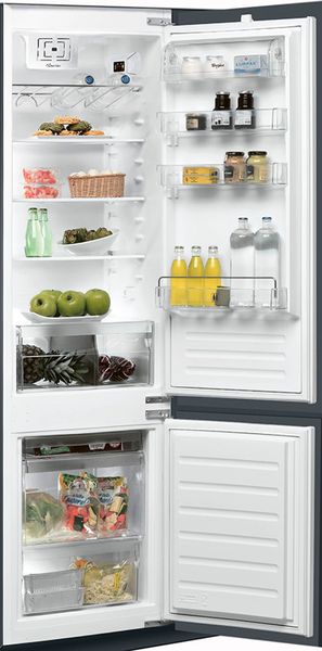 Холодильник Whirlpool вбуд. з нижн. мороз., 193,5x54х54, холод.відд.-228л, мороз.відд.-80л, 2дв., А+, ST, білий ART9610/A+ фото