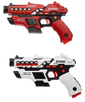 Набор лазерного оружия Canhui Toys Laser Guns CSTAG (2 пистолета) BB8913A BB8913A фото