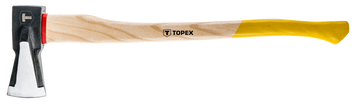 Сокира-колун TOPEX, дерев`яна рукоятка, 70см, 2000гр 05A148 фото