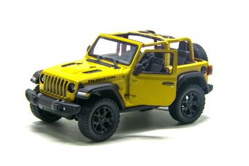 Колекційна іграшкова модель джипа JEEP WRANGLER 5'' KT5412WA металевий Жовтий KT5412WA(Yellow) фото