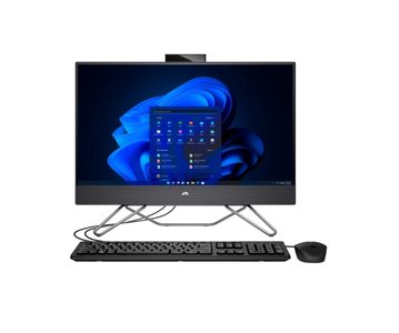 Комп'ютер персональний моноблок HP 240-G9 23.8" FHD IPS AG, Intel i5-1235U, 8GB, F512GB, UMA, WiFi, кл+м, 3р, Win11P, чорний 6D333EA фото
