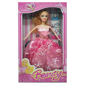 Лялька типу Барбі 1219-5-1 у бальній сукні Рожевий 1219-5-9 фото