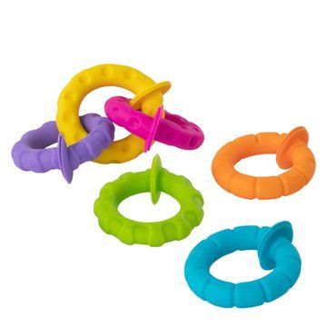 Набір прорізувачів Гнучкі колечка Fat Brain Toys pipSquigz Ringlets (F250ML) F250ML фото