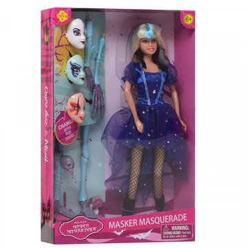 Кукла типа Барби Ведьма DEFA 8397-BF с масками Голубой (8397-BF(Blue)) 8397-BF фото