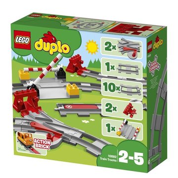 Конструктор LEGO DUPLO Trains Железнодорожные пути 23 детали (10882) 10882 фото