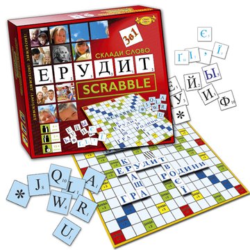 Настольная игра "Составь слово. Эрудит (Scrabble)" от 4-х лет (MKB0132) MKB0132 фото